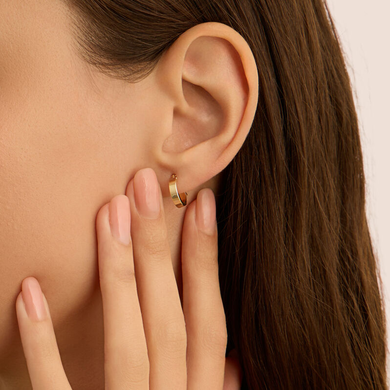 Orecchini A Cerchio Toujours Oro Giallo - Orecchini a Cerchio Donna | Stroili