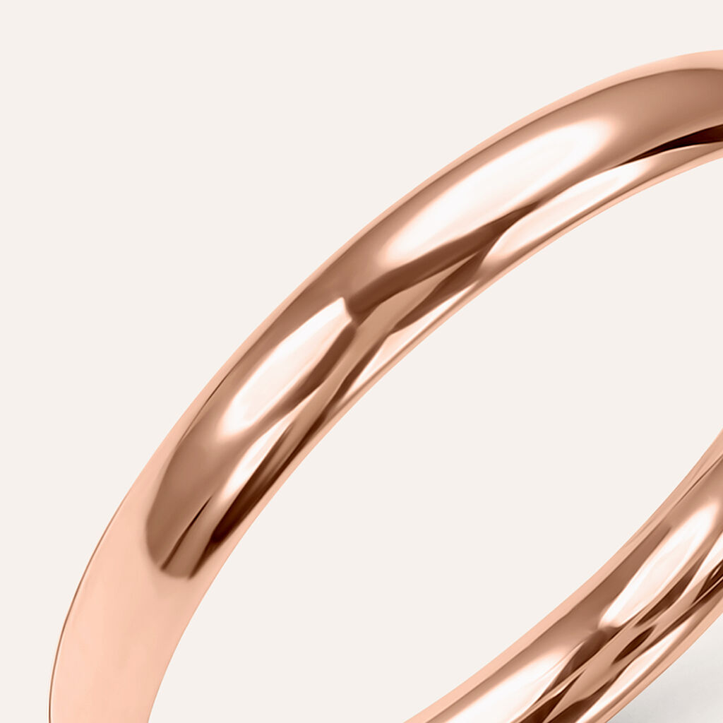 Fede Comoda Leggera 2.5 mm Oro Rosa