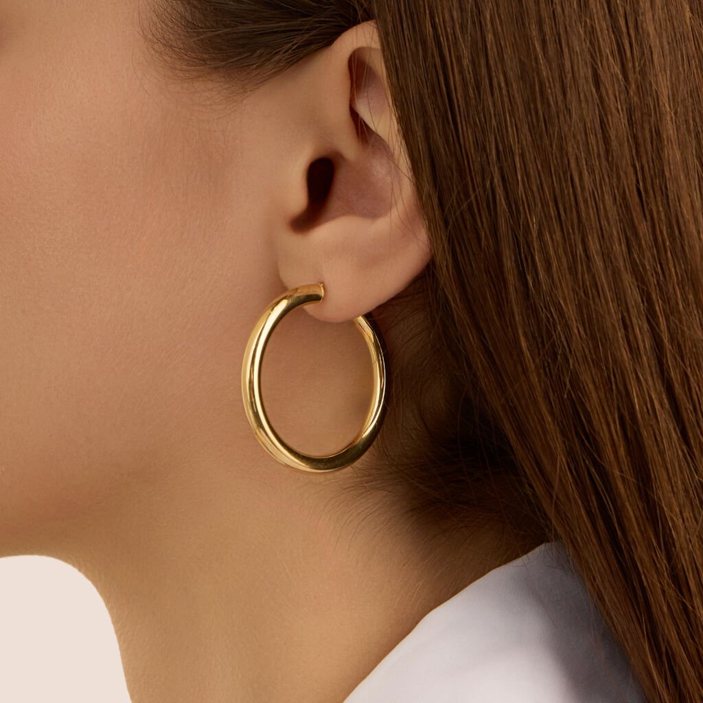 Orecchini A Cerchio Toujours Oro Giallo - Orecchini a Cerchio Donna | Stroili