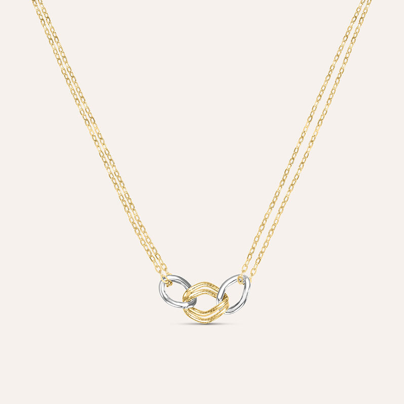 Catena Beverly Oro Bicolore - Collane Catena Donna | Stroili