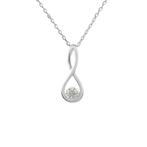 Collana Sophia Oro Bianco Diamante - Collane Donna | Stroili