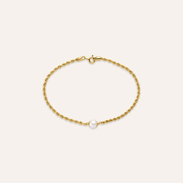 Bracciale Gabrielle Oro Giallo Perla D'Acqua Dolce