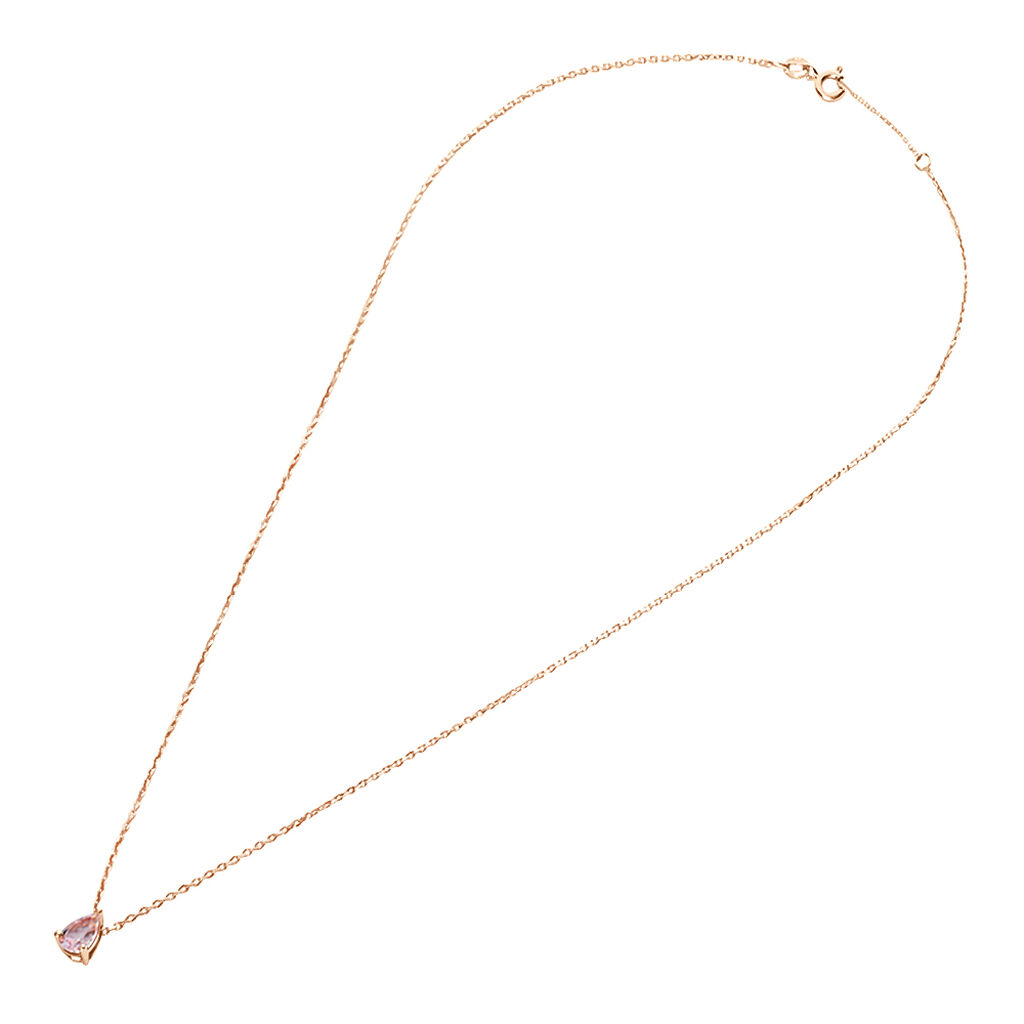 Collana Jasmine Oro Rosa Morganite - Collane Donna | Stroili