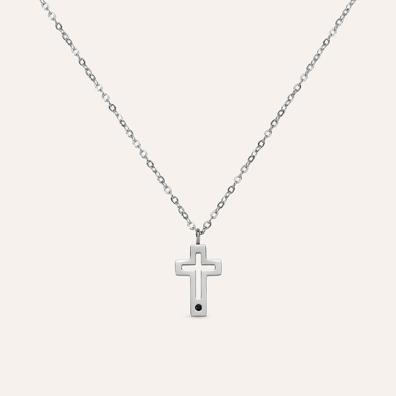 Collana Man Code Acciaio Cristallo - Collane Uomo | Stroili