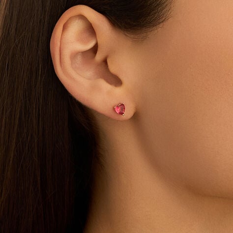 Orecchini Lobo Punto Luce Silver Rainbow Argento Rosa Cubic Zirconia - Orecchini a Lobo Donna | Stroili