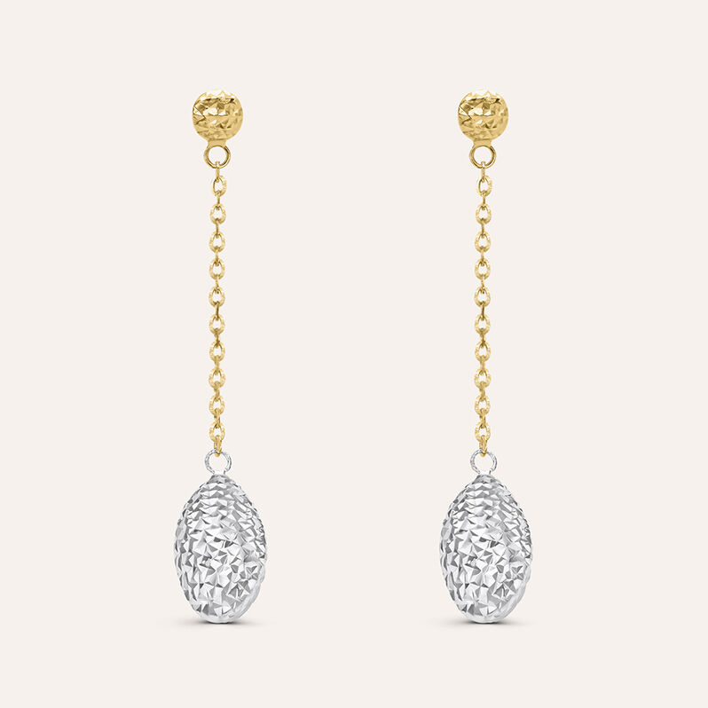 Orecchini Pendenti Golden Lover Oro Bicolore - Orecchini Pendenti Donna | Stroili