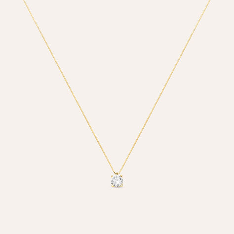 Collana Punto Luce Claire Oro Giallo Cubic Zirconia - Gioielli Donna | Stroili