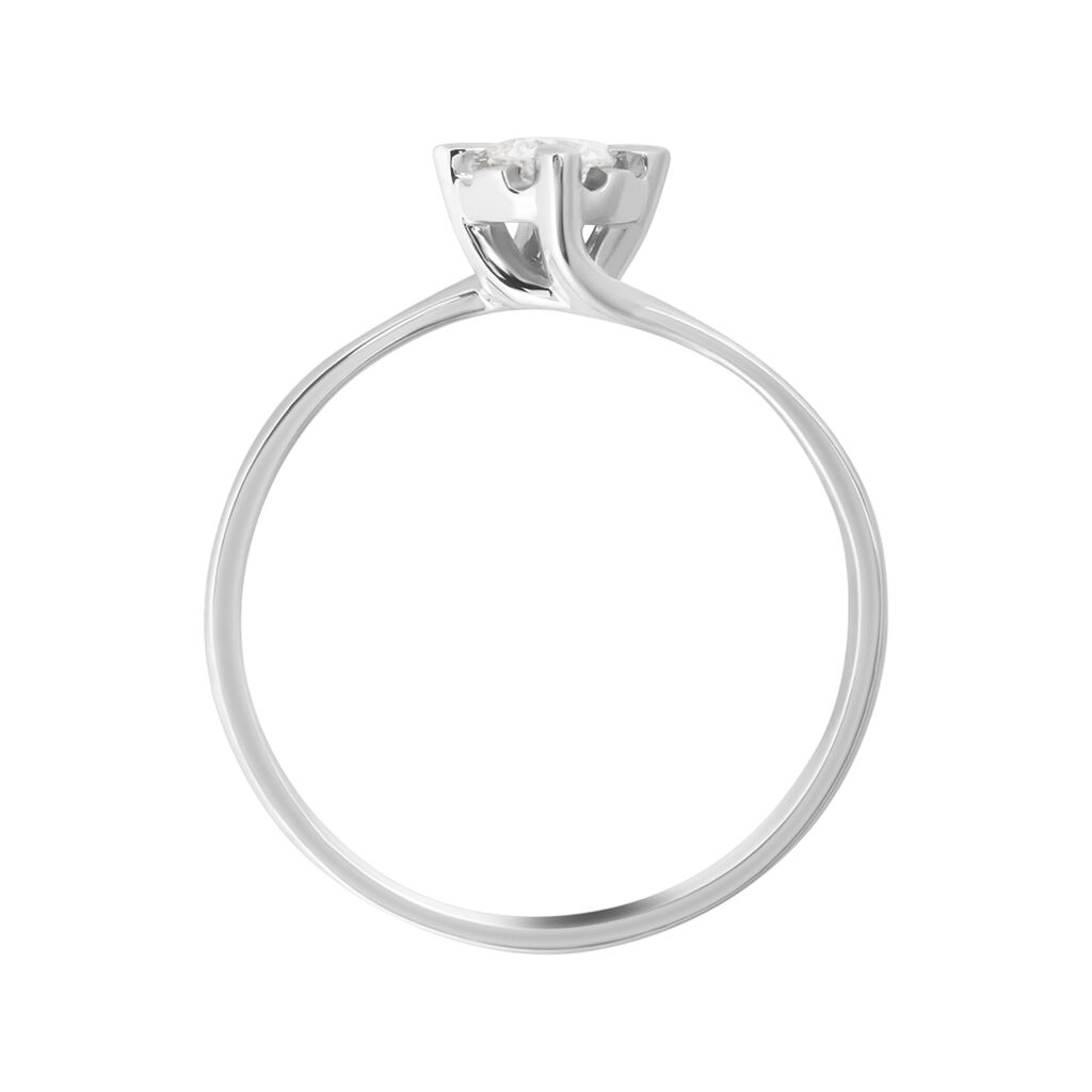 Anello Solitario Valentino Diamazing Oro Bianco Diamante - Anelli con Pietre Donna | Stroili