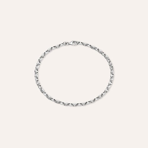 Bracciale Catena L'homme Or Oro Bianco - Bracciali Uomo | Stroili