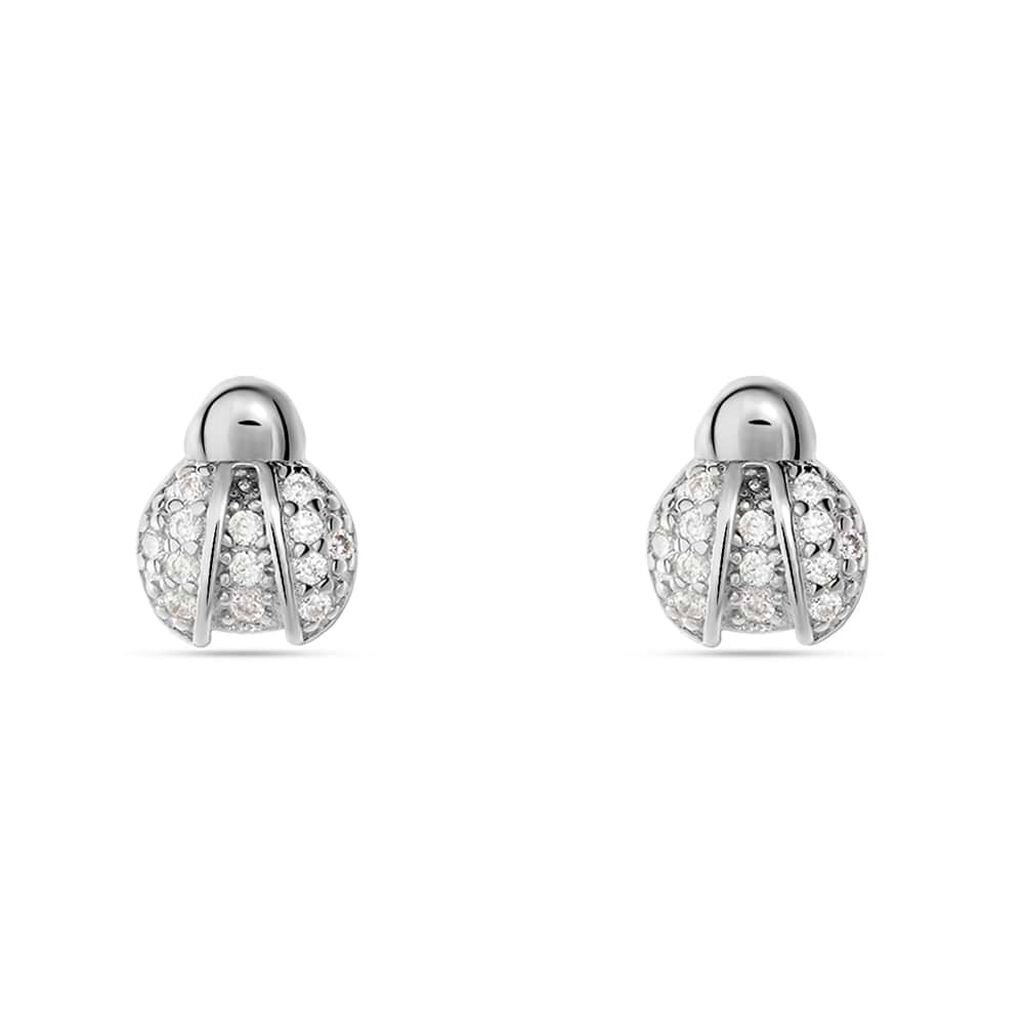Orecchini Lobo Silver Moments Argento Rodiato Cubic Zirconia - Orecchini a Lobo Donna | Stroili