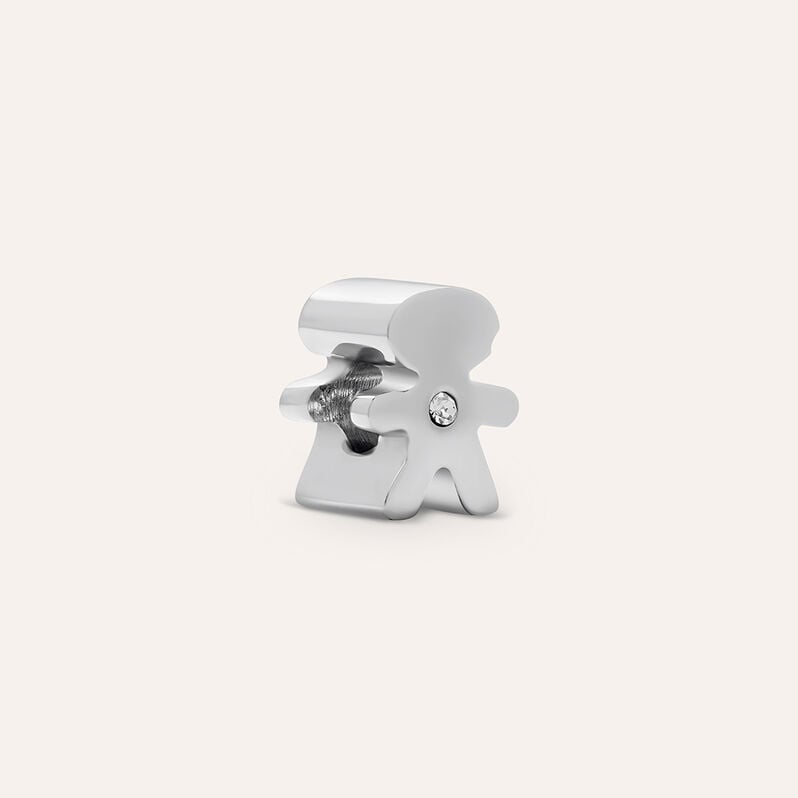 Bead Essential Code Acciaio Cristallo - Beads Donna | Stroili