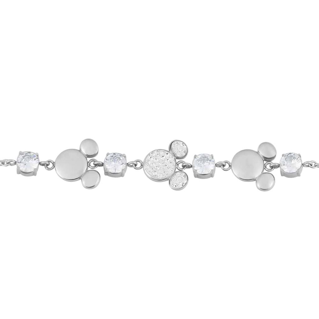 Bracciale Mickey Mouse & Friends Acciaio Cristallo - Bracciali Donna | Stroili