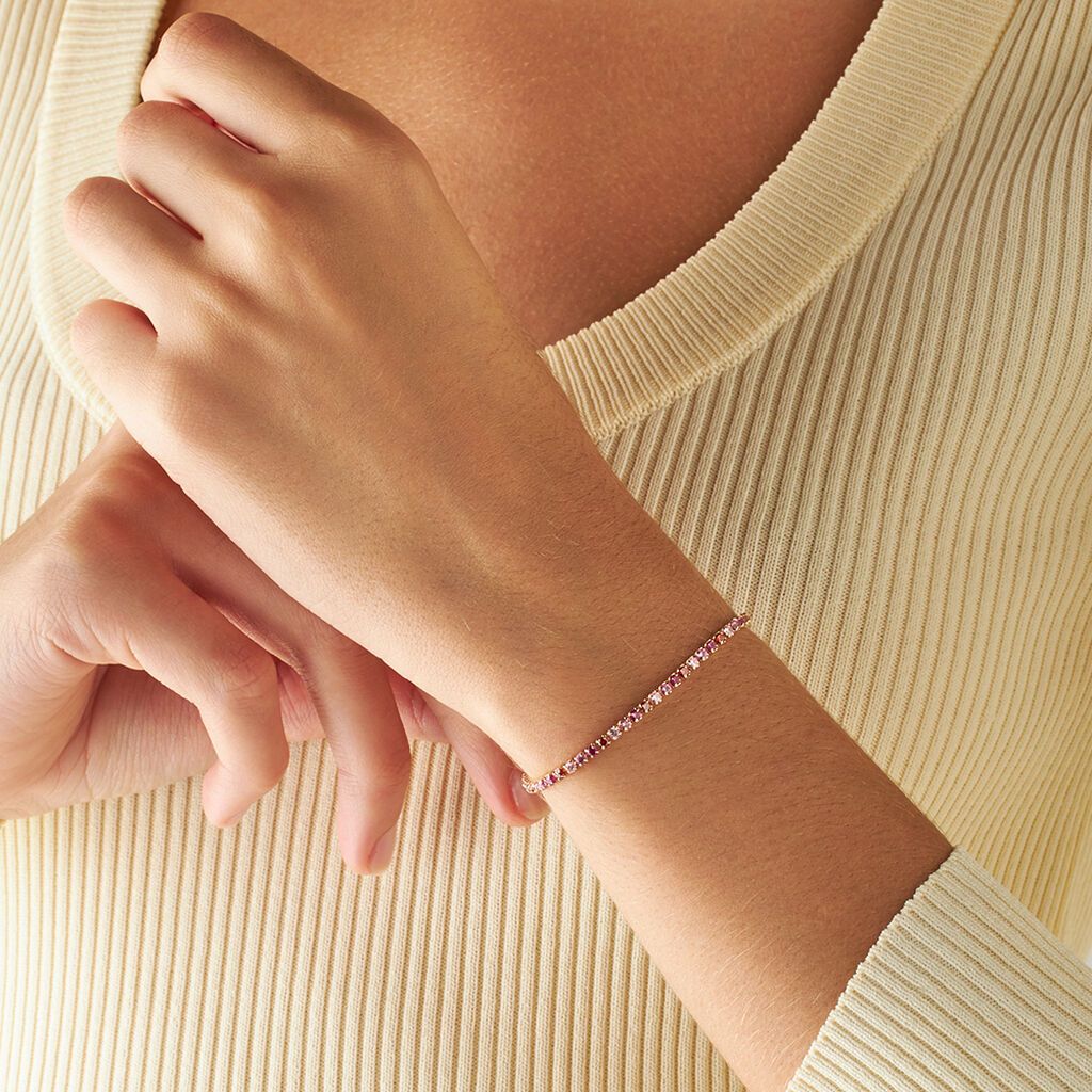 Bracciale Tennis Golden Dream Placcato Oro Giallo Cubic Zirconia - Bracciali Tennis Donna | Stroili