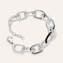 Bracciale Catena Lady Sweet Acciaio Cristallo