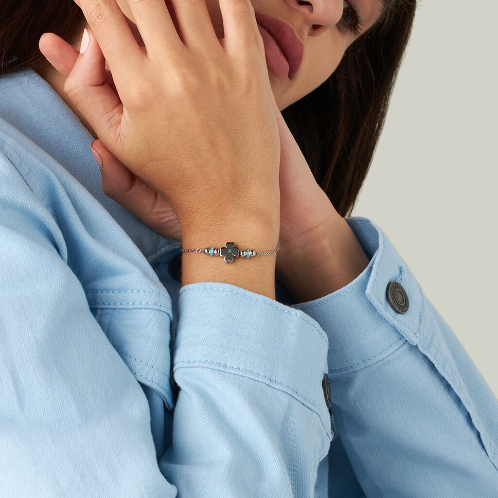 Bracciale Sunrise Acciaio Cristallo