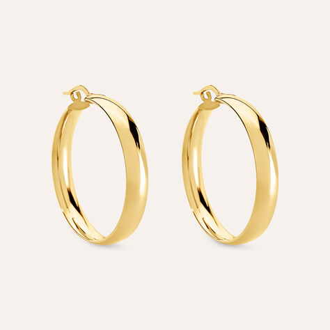 Orecchini A Cerchio Toujours Oro Giallo - Orecchini a Cerchio Donna | Stroili