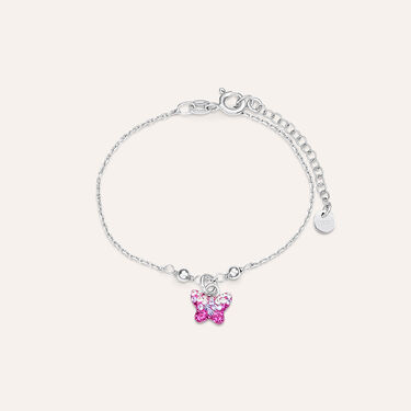 Bracciale Silver Baby Argento Rodiato Cristallo