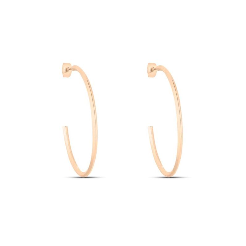 Orecchini A Cerchio Sunrise Acciaio Rosa - Orecchini a Cerchio Donna | Stroili