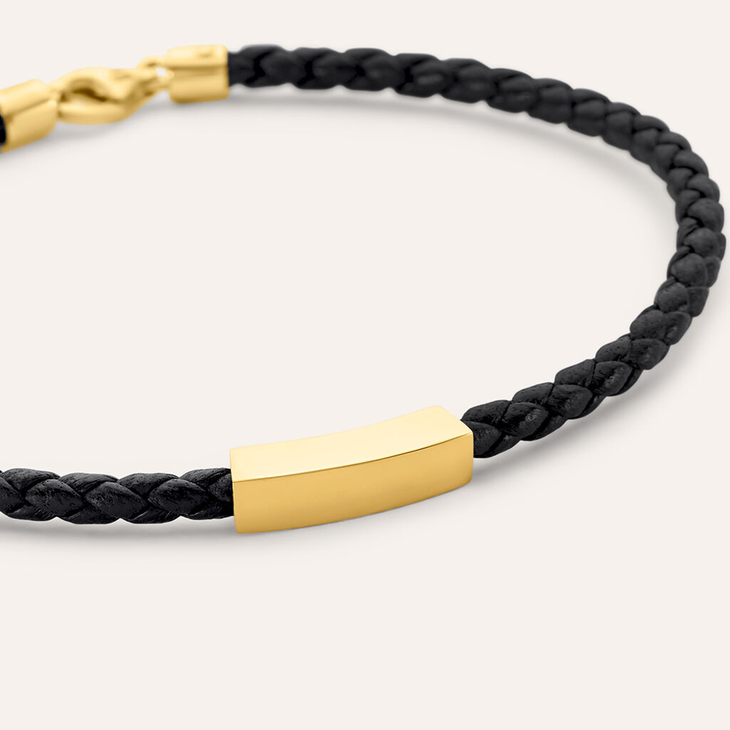 Bracciale Con Targhetta L'homme Or Oro Giallo