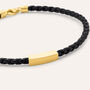 Bracciale Con Targhetta L'homme Or Oro Giallo