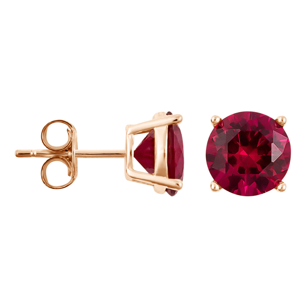 Orecchini Lobo Punto Luce Silver Rainbow Argento Rosa Cubic Zirconia - Orecchini a Lobo Donna | Stroili