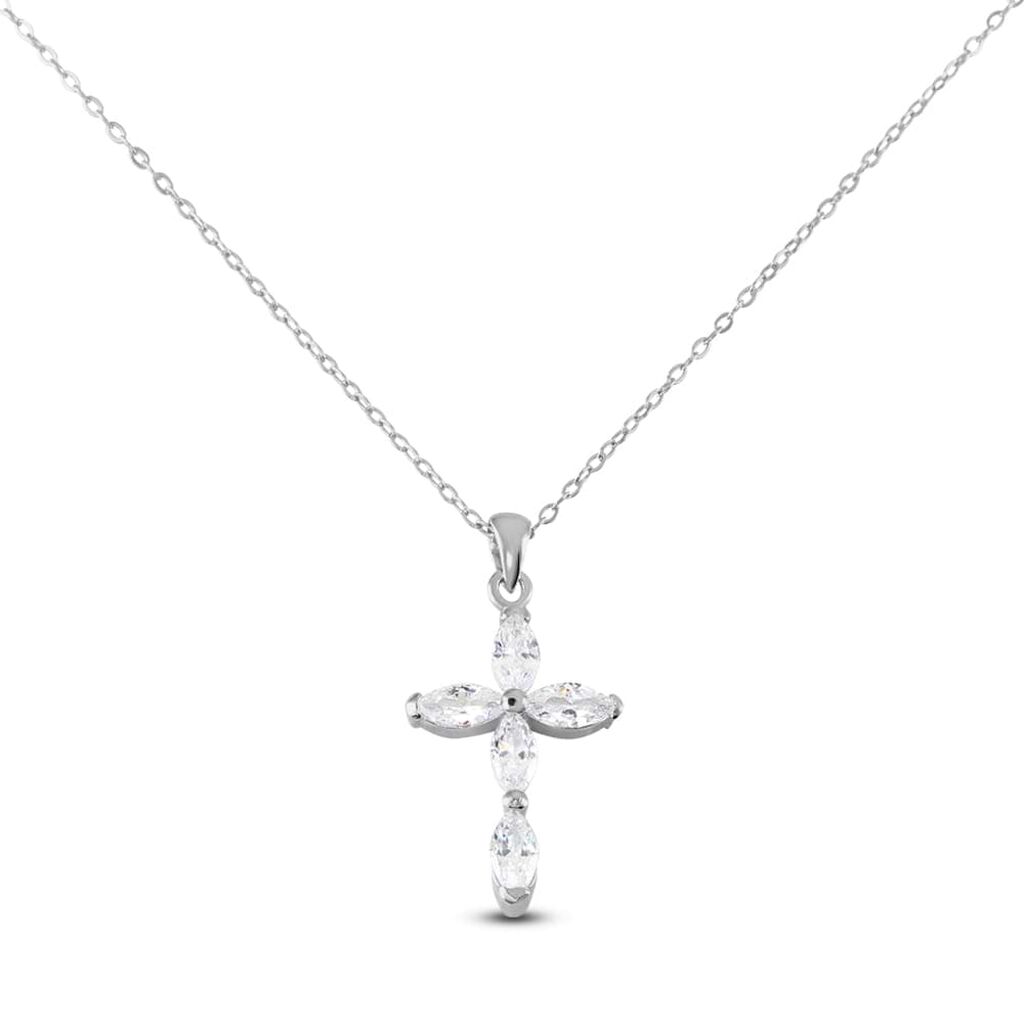 Collana Silver Elegance Argento Rodiato Cubic Zirconia