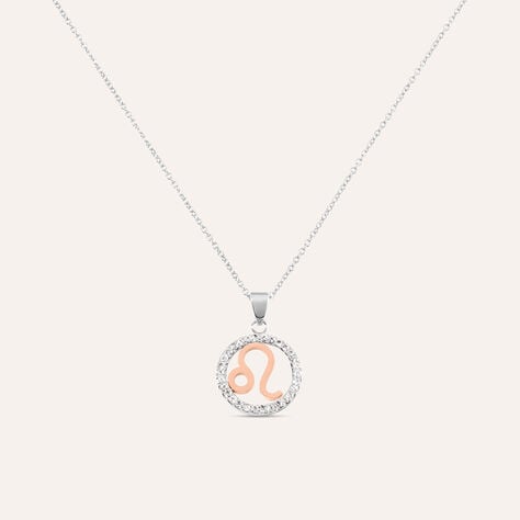 Collana Lady Chic Acciaio Bicolore Bianco / Rosa Cubic Zirconia - Collane Donna | Stroili