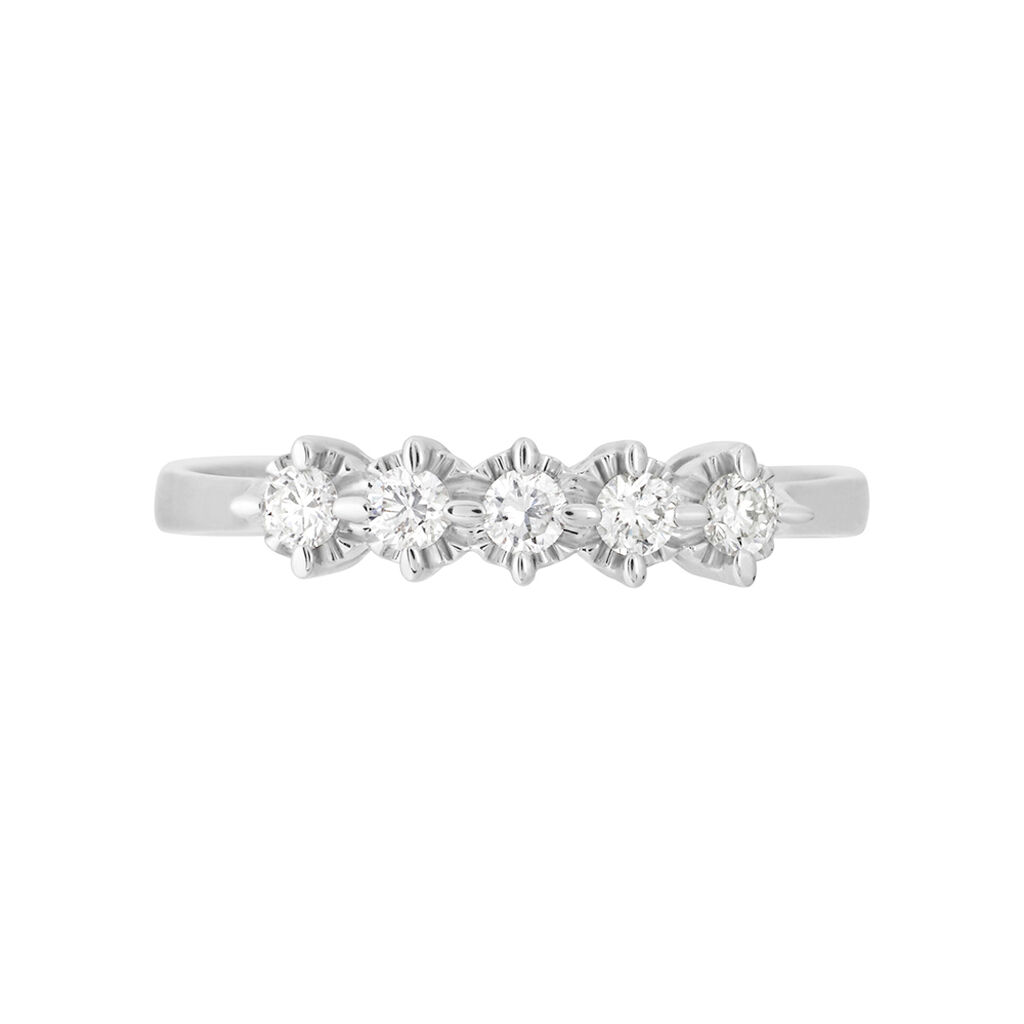 Anello Riviere Diamazing Oro Bianco Diamante - Anelli Riviere Donna | Stroili