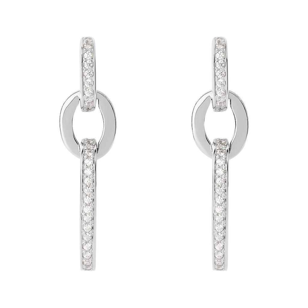 Orecchini Pendenti Silver Shine Argento Rodiato Cubic Zirconia - Orecchini Pendenti Donna | Stroili