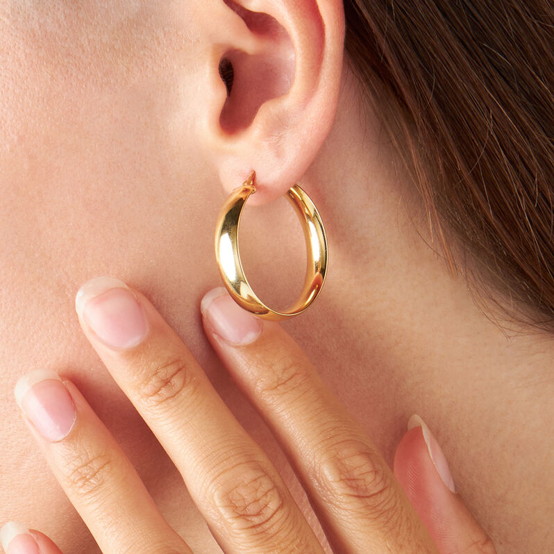 Orecchini A Cerchio Toujours Oro Giallo - Orecchini a Cerchio Donna | Stroili