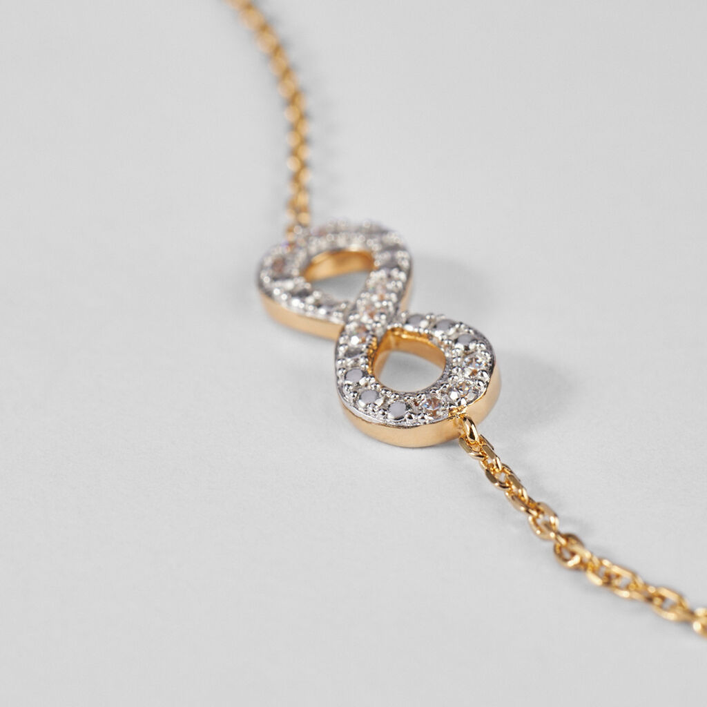 Bracciale Golden Dream Placcato Oro Giallo Cubic Zirconia - Bracciali Amicizia Donna | Stroili