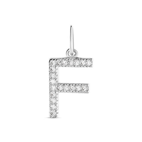 Pendente Poème Oro Bianco Cubic Zirconia - Ciondoli Donna | Stroili