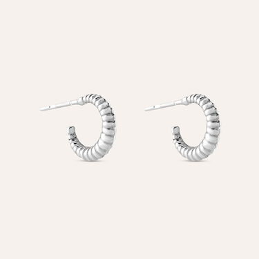 Orecchini A Cerchio Silver Collection Argento Rodiato