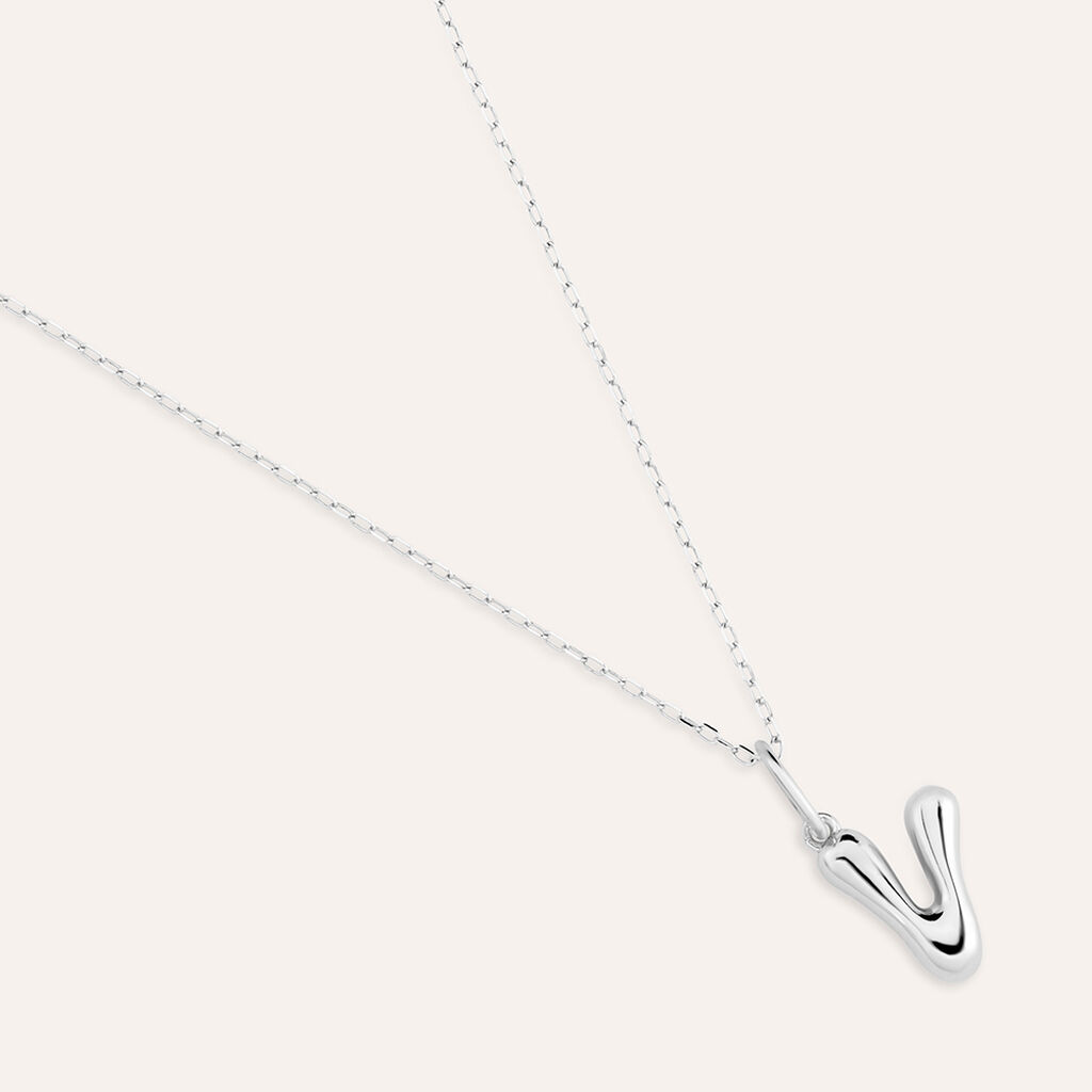 Pendente Love Beats Argento Rodiato