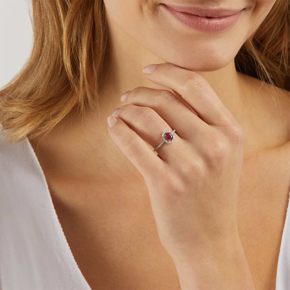 Anello con rubino stroili best sale oro