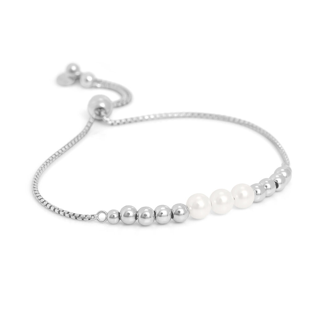 Bracciale Silver Pearls Argento Rodiato Perla sintentica - Bracciali Donna | Stroili