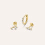 Piercing Orecchio Trilogy Diamade Glam Oro Giallo Diamante Lab-Grown
