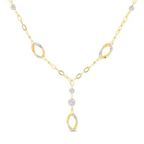 Collana Crystal Gold Oro Giallo Cristallo - Collane Donna | Stroili