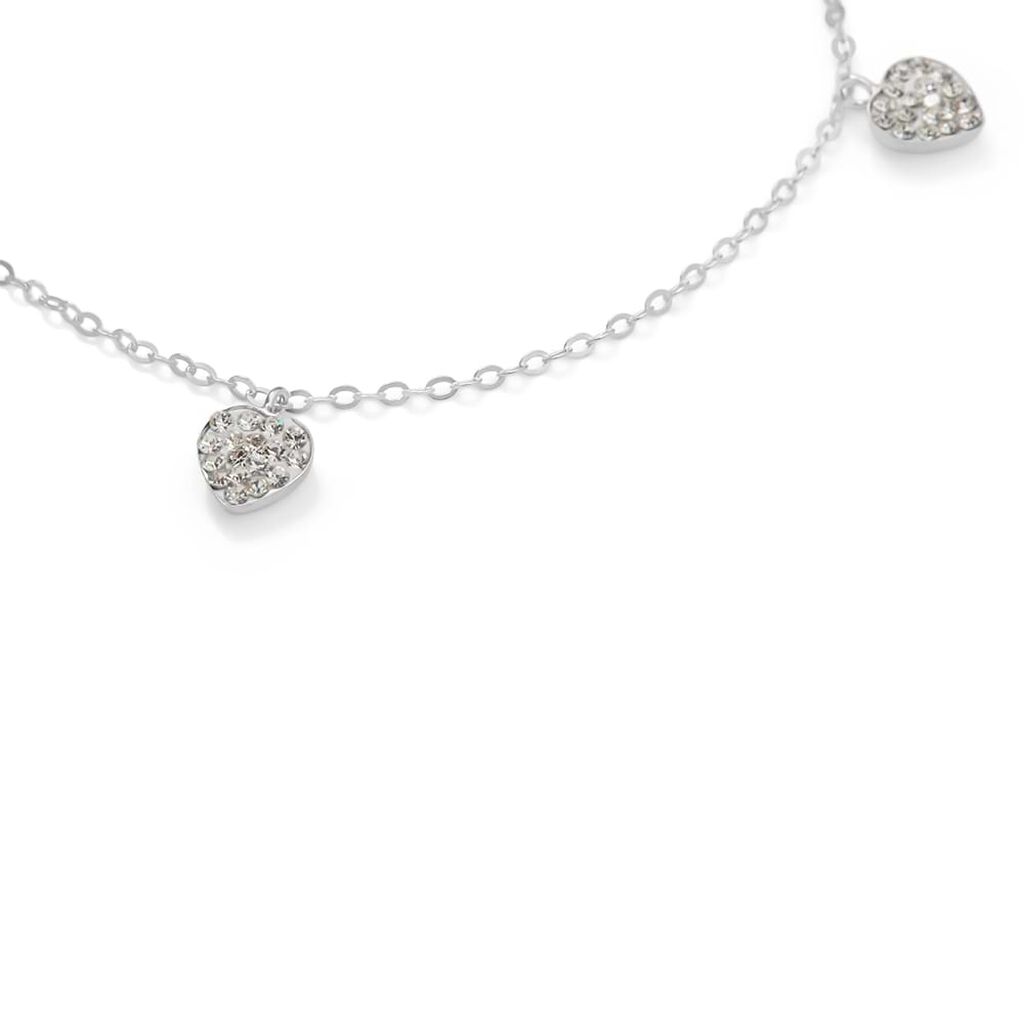 Bracciale Christelle Oro Bianco Cristallo - Bracciali Love Donna | Stroili