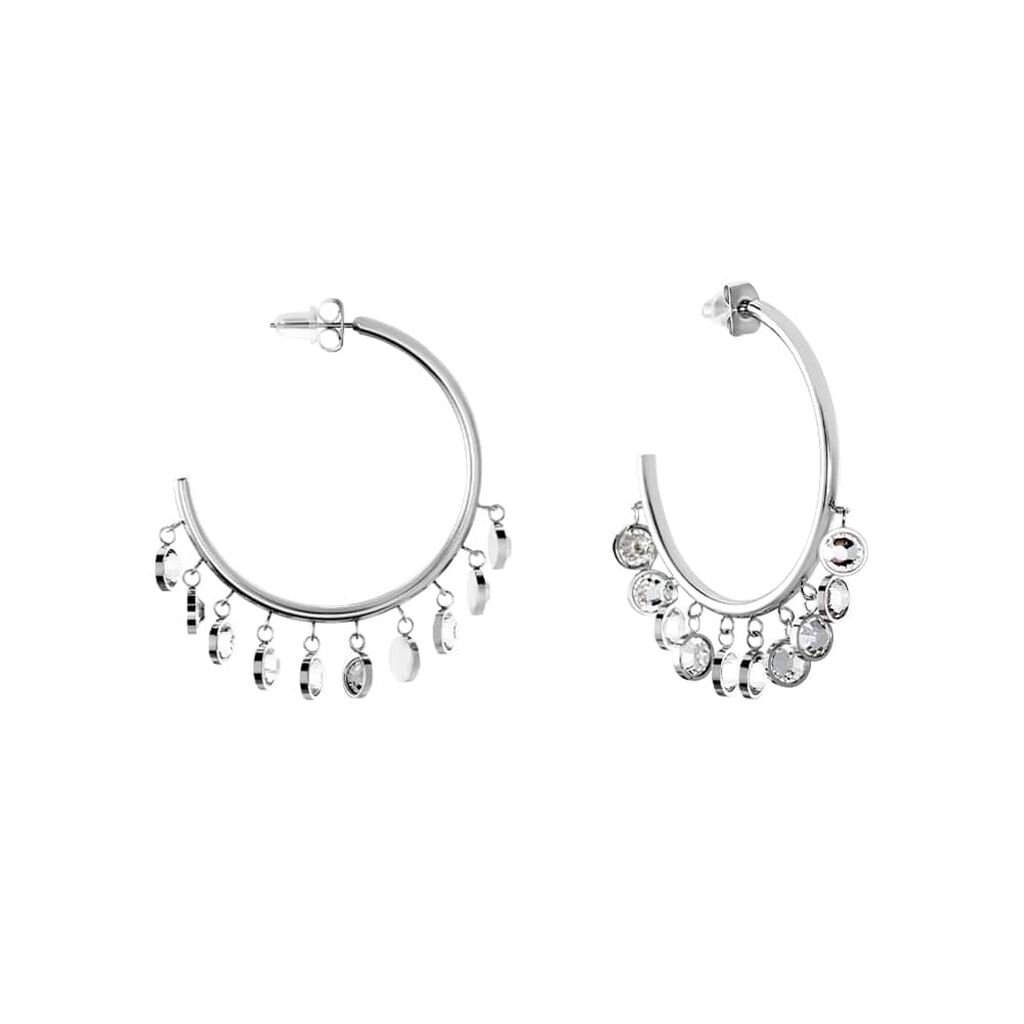 Orecchini a cerchio Lady Chic Wow Acciaio - Orecchini a Cerchio Donna | Stroili