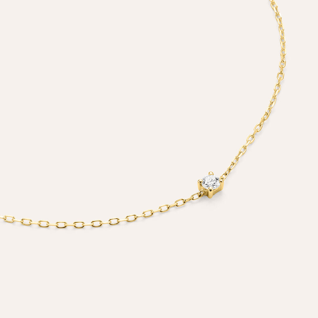 Bracciale Catena Punto Luce Grace Oro Giallo Diamante