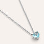 Collana Punto Luce Silver Rainbow Argento Rodiato Cubic Zirconia