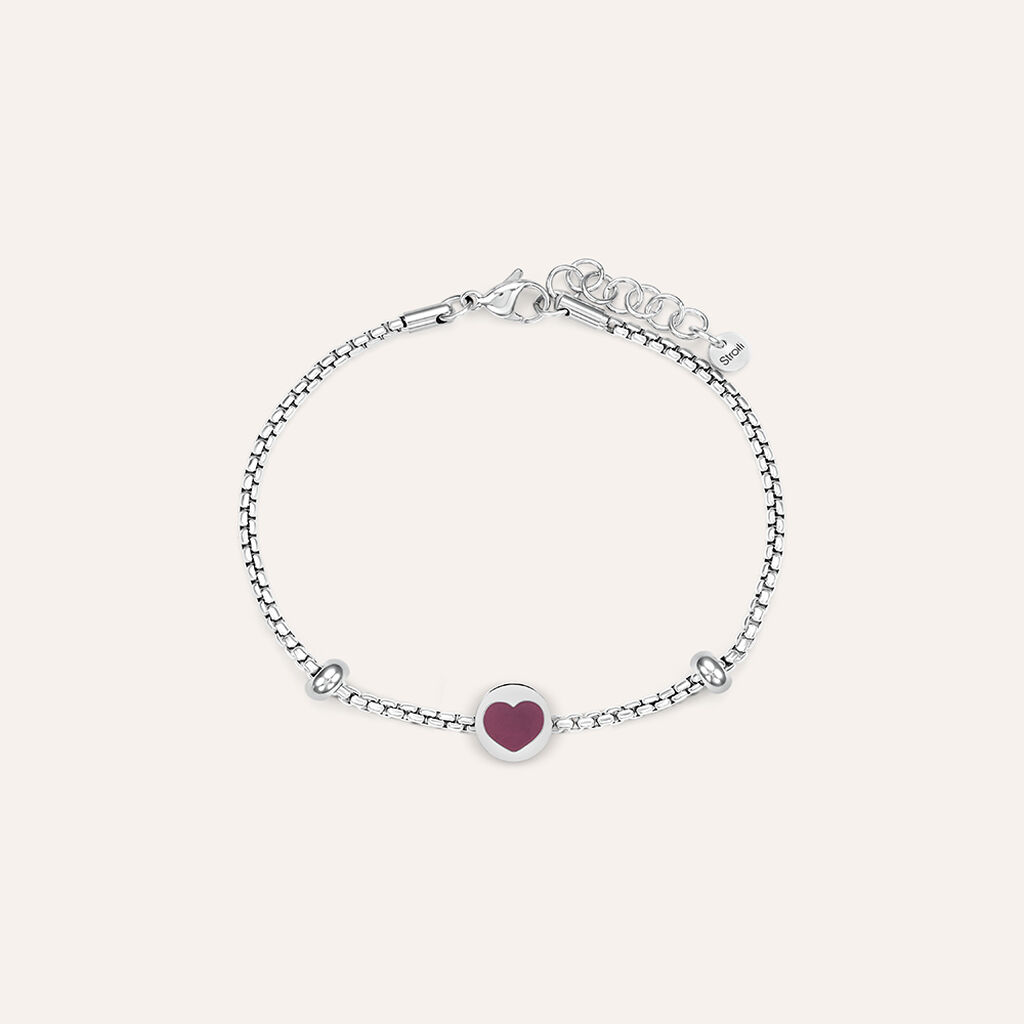 Charm Essential Code Acciaio Rosa