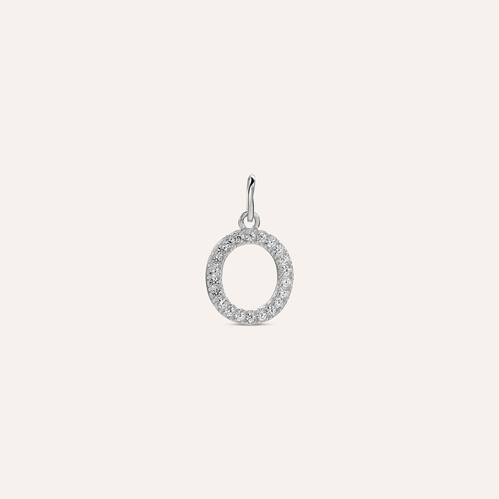 Pendente Poème Oro Bianco Cubic Zirconia - Ciondoli Donna | Stroili