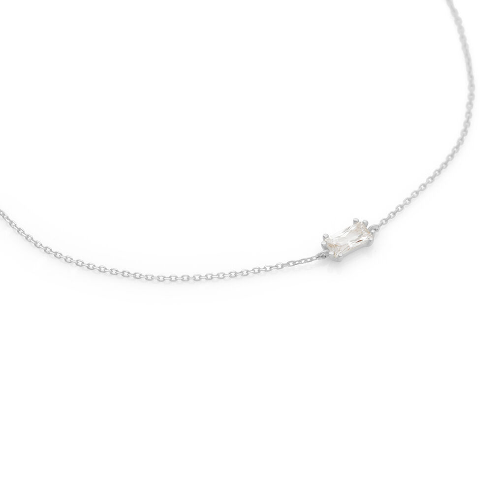 Bracciale Punto Luce Claire Oro Bianco E Cubic Zirconia - Bracciali Amicizia Donna | Stroili