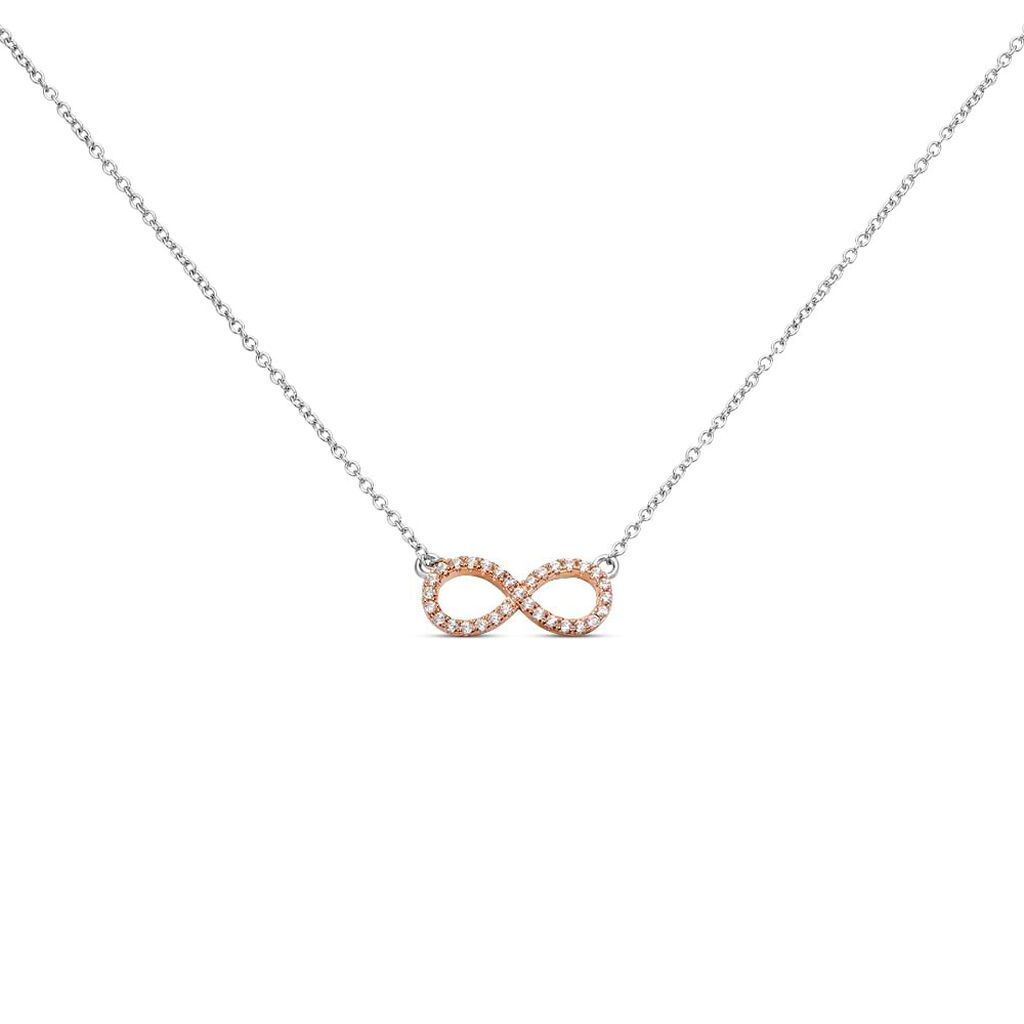 Collana Silver Moments Argento Rosa Cubic Zirconia - Collane Donna | Stroili