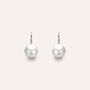 Orecchini Pendenti Silver Pearls Argento Rodiato Perla sintentica