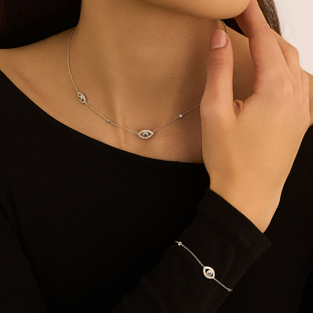 Collana Silver Moments Argento Rodiato Cubic Zirconia - Collane Donna | Stroili