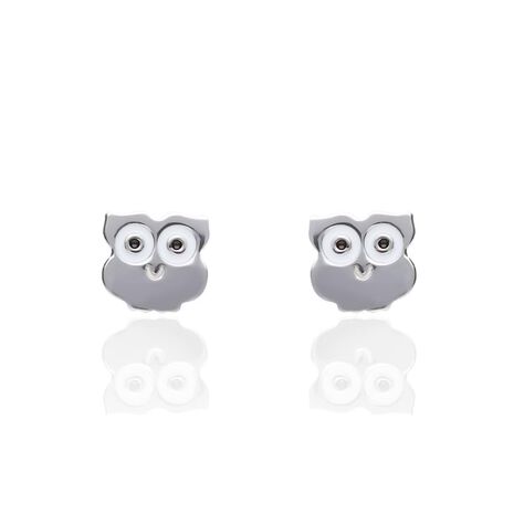 Orecchini Lobo Silver Baby Argento Bianco - Orecchini a Lobo Bambino | Stroili