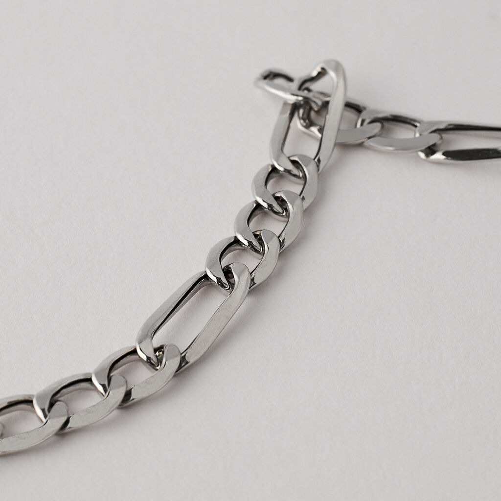 Bracciale Catena L'homme Or Oro Bianco - Bracciali Uomo | Stroili